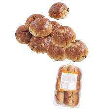 Mini rozijnen krentenbollen